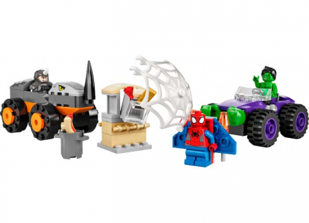 Lego marvel super heroes Hulk vs. Rhino Confruntarea cu camioane, varsta de la 4 ani la 7 ani [6]