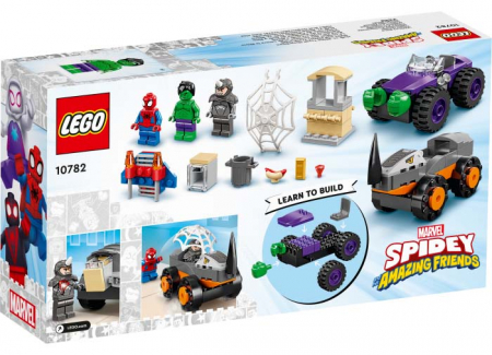 Lego marvel super heroes Hulk vs. Rhino Confruntarea cu camioane, varsta de la 4 ani la 7 ani [2]