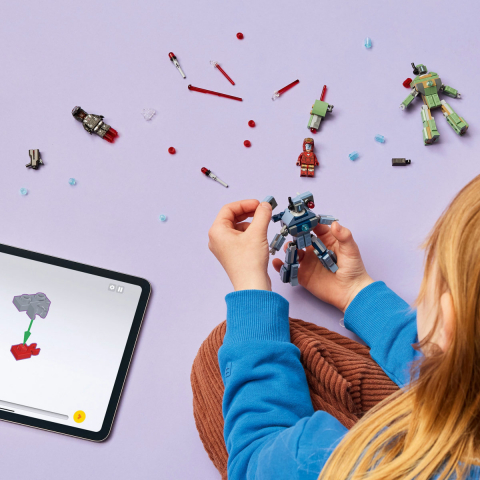  LEGO Marvel Super Heroes Iron Man si War Machine vs dronele Hammer pentru copii cu varsta de 7 + ani [3]