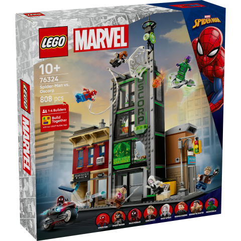  LEGO Marvel Super Heroes Omul-Paianjen vs Oscorp pentru copii cu varsta de 10 + ani [1]