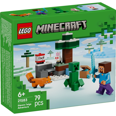  LEGO Minecraft  Aventura din Taiga a lui Steve copii cu varsta 6 + ani [1]