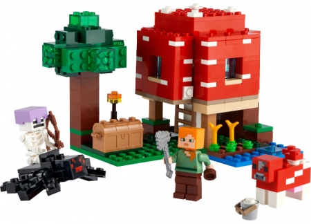 Lego minecraft Casa ciuperca, varsta de la 8 ani la +15 ani [8]
