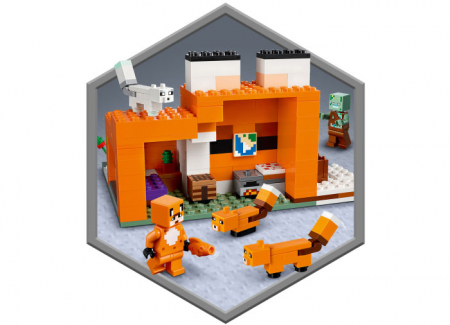 Lego minecraft Casa in forma de vulpe, varsta de la 8 ani la 12 ani [3]