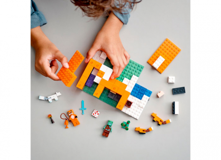 Lego minecraft Casa in forma de vulpe, varsta de la 8 ani la 12 ani [7]