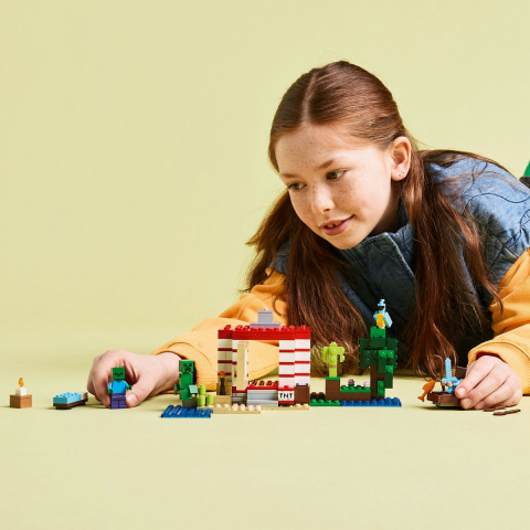  LEGO Minecraft Casa TNT din jungla pentru copii cu varsta de 8 + ani [4]