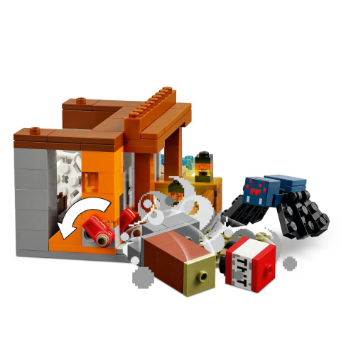 Lego minecraft expeditia de minerit cu tatu 21269, varsta de la 8 ani la 10 ani [6]