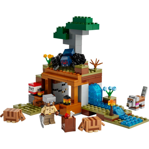 Lego minecraft expeditia de minerit cu tatu 21269, varsta de la 8 ani la 10 ani [1]