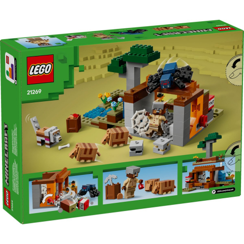 Lego minecraft expeditia de minerit cu tatu 21269, varsta de la 8 ani la 10 ani [7]