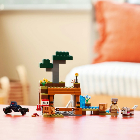 Lego minecraft expeditia de minerit cu tatu 21269, varsta de la 8 ani la 10 ani [5]