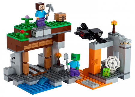 Lego minecraft Mina abandonata, varsta de la 7 ani la 14 ani [1]