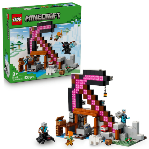 LEGO Minecraft -  LEGO Minecraft Mina Târnăcop pentru copii cu varsta de 8 + ani