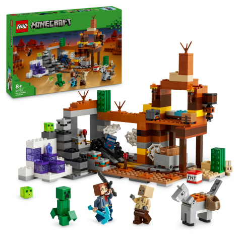 LEGO Minecraft - LEGO Minecraft Putul din Badlands, varsta de la 8 ani la 12 ani