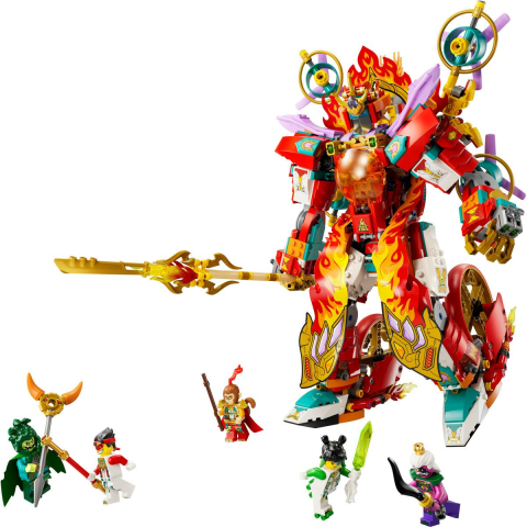 Lego monkie kid robotul cu inel de foc al lui nezha 80057  copii varsta 9 ani - +15 ani [3]