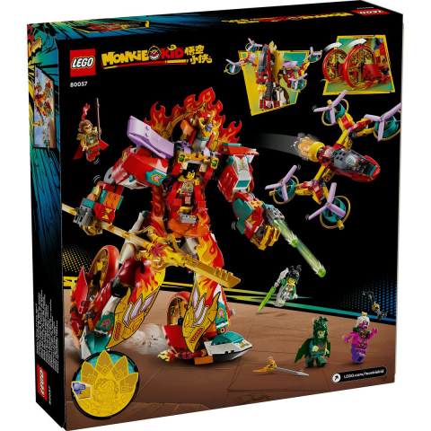 Lego monkie kid robotul cu inel de foc al lui nezha 80057  copii varsta 9 ani - +15 ani [0]