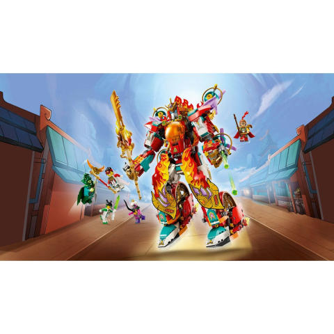 Lego monkie kid robotul cu inel de foc al lui nezha 80057  copii varsta 9 ani - +15 ani [7]