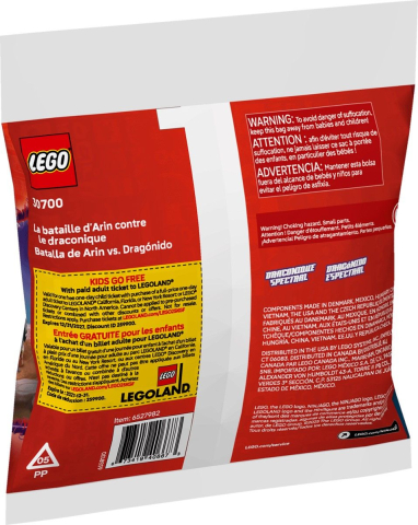 Lego ninjago batalia dintre arin si dragonian 30700 copii varsta 7 ani - +15 ani [2]