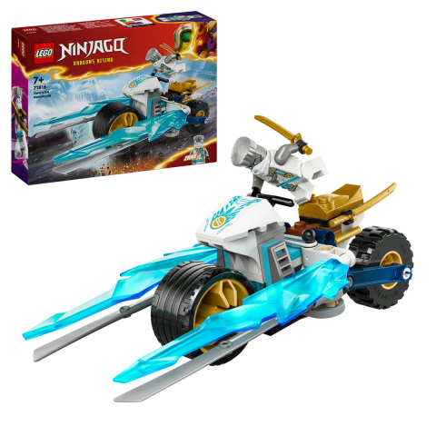 LEGO Ninjago - LEGO Ninjago: Motocicleta de gheata a lui Zane 71816, 7 ani+, 84 piese, varsta de la 7 ani la 10 ani