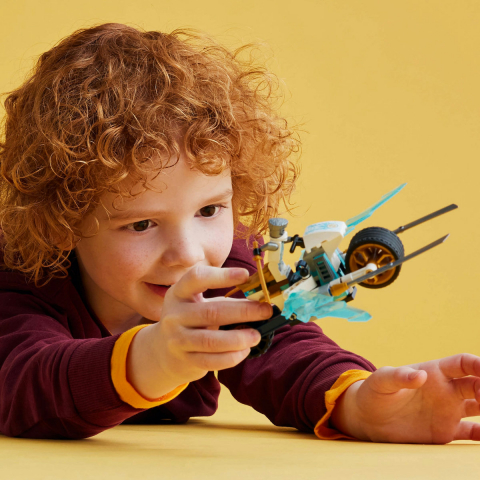 LEGO Ninjago: Motocicleta de gheata a lui Zane 71816, 7 ani+, 84 piese, varsta de la 7 ani la 10 ani [4]