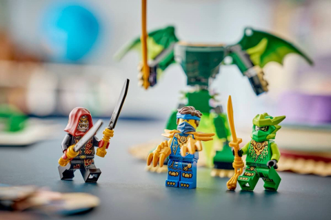 Lego ninjago pachet de lupta cu robotul dragon al lui lloyd 71862 varsta 6 ani -+15 ani [7]