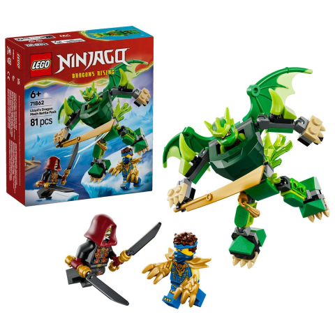 Lego ninjago pachet de lupta cu robotul dragon al lui lloyd 71862 varsta 6 ani -+15 ani [1]