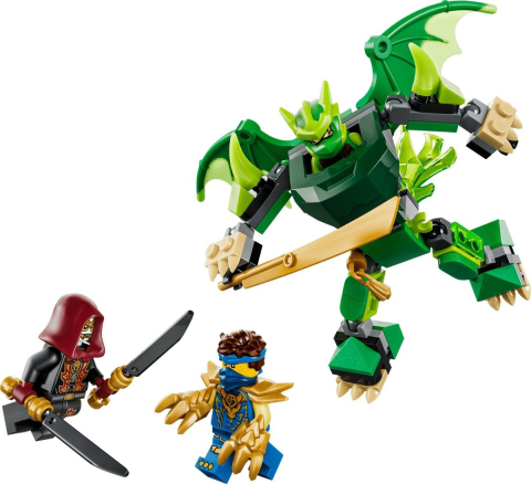 Lego ninjago pachet de lupta cu robotul dragon al lui lloyd 71862 varsta 6 ani -+15 ani [2]