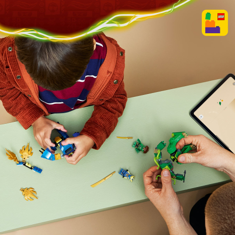  LEGO Ninjago  Robotul dragon al lui Jay în luptă varsta  4 + ani [6]