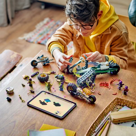 LEGO Ninjago: Vehicul combinat al echipei ninja, 71820, 9 ani+, 576 piese, varsta de la 9 ani la +15 ani [1]