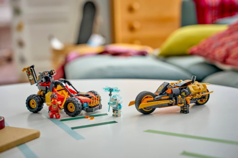Lego ninjago vehiculele transformabile ale lui kai si cole 71864 varsta 7 ani -+15 ani [7]