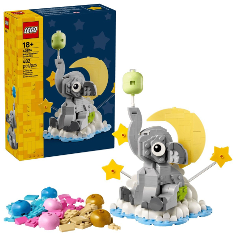 Lego pui de elefant pe cer 40814 varsta 14 ani -+15 ani [1]