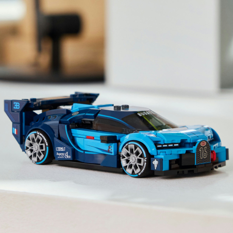  LEGO Speed Champions  Hipermașina sport Bugatti Vision GT copii cu varsta 9 + ani [7]