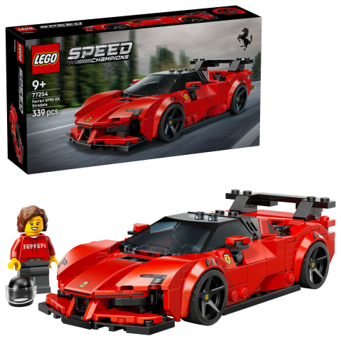 LEGO® -  LEGO Speed Champions  Mașina de sport Ferrari SF90 XX Stradale copii cu varsta 9 + ani