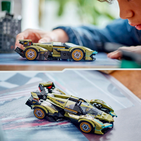 LEGO Speed Champions Supermasina Lamborghini Lambo V12 Vision GT, 76923, 230 piese, 10 ani+, varsta de la 10 ani la +15 ani [5]