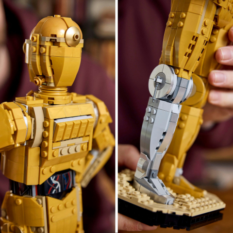LEGO Star Wars: C-3PO 75398, 18 ani+, 1138 piese, varsta de la 14 ani la +15 ani [4]