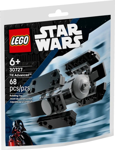 LEGO® - Lego star wars miniconstructie tie advanced 30727 copii varsta 6 ani - 10 ani
