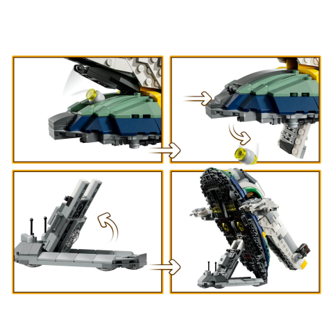  LEGO Star Wars Nava stelara a lui Jango Fett pentru copii cu varsta de 9 + ani [7]