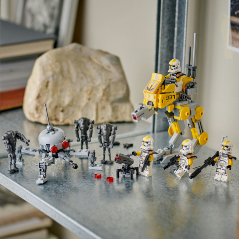  LEGO Star Wars Pachet de lupta Soldati clona din unitatea stelara 327 pentru copii cu varsta de 7 + ani [5]