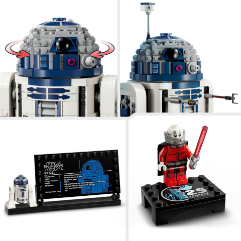 LEGO Star Wars: R2-D2, 75379, 10 ani+, 1050 piese, varsta de la 10 ani la 13 ani [6]