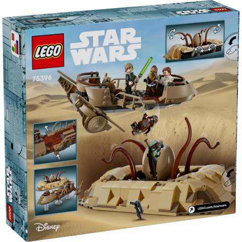 LEGO Star Wars: Schif de desert si Groapa lui Sarlacc 75396, 9 ani+, 558 piese, varsta de la 9 ani la 14 ani [2]