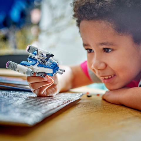 Lego star wars tm micronava de lupta y-wing a capitanului rex 75391, varsta de la 6 ani la 9 ani [2]