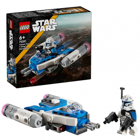 Lego star wars tm micronava de lupta y-wing a capitanului rex 75391, varsta de la 6 ani la 9 ani [5]