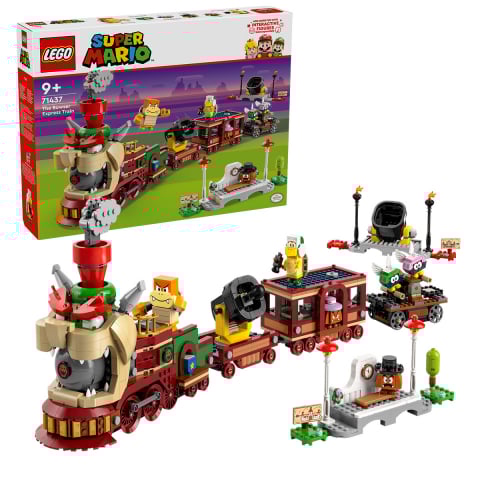 LEGO Super Mario - LEGO Super Mario: Expresul Bowser 71437, 9 ani+, 1392 piese, varsta de la 9 ani la +15 ani