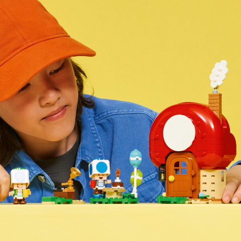  LEGO Super Mario Petrecere acasa la Toad pentru copii cu varsta de 7 + ani [4]