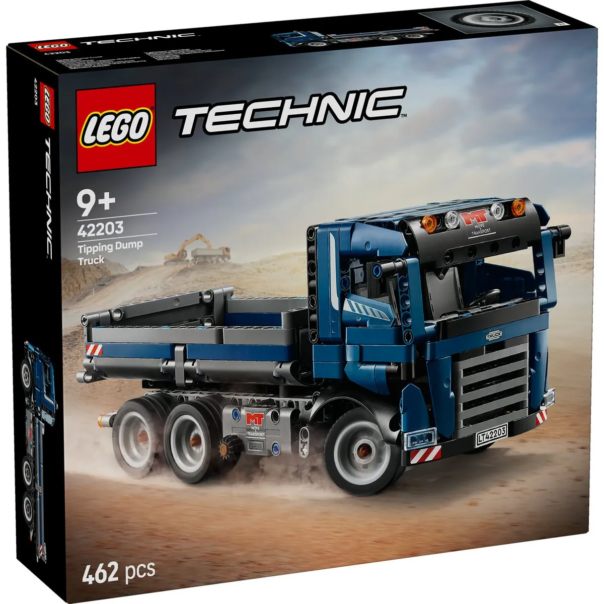 LEGO Speed Champions - Lego technic camion cu bena basculanta 42203, varsta de la 9 ani la 12 ani