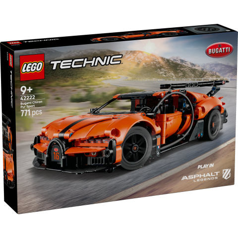  LEGO Technic  Hipermașina Bugatti Chiron Pur Sport copii cu varsta 9 + ani [1]