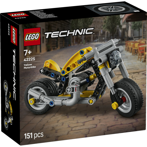  LEGO Technic  Motocicletă galbenă varsta  7 + ani [1]
