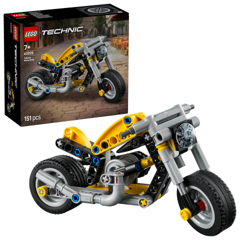 LEGO® -  LEGO Technic  Motocicletă galbenă varsta  7 + ani