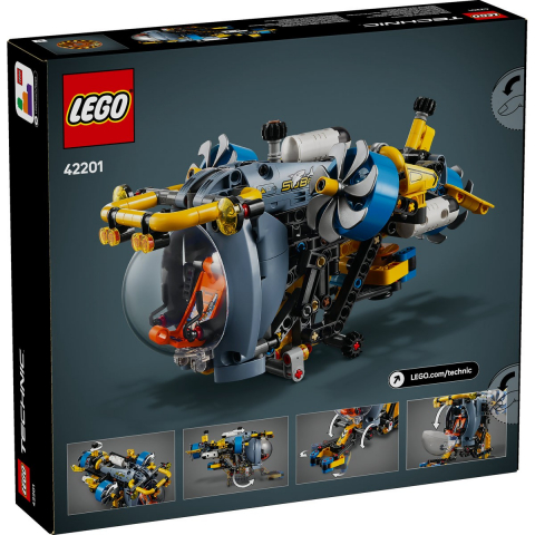 LEGO Technic: Submarin de cercetare la mare adancime 42201, 9 ani+, 413 piese, varsta de la 9 ani la 11 ani [6]