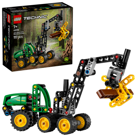 LEGO® -  LEGO Technic  Utilaj de tăiat și stivuit copaci John Deere 1470H copii cu varsta 7 + ani