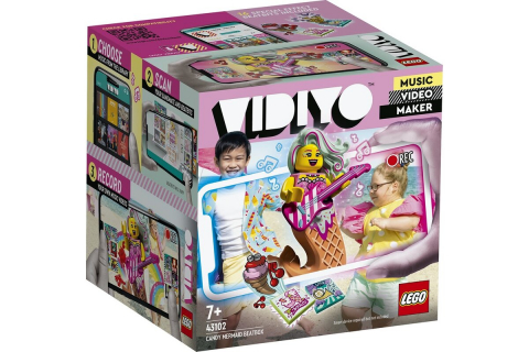 LEGO Minifigurine - LEGO VIDIYO - Candy Mermaid BeatBox 43102, 71 piese, varsta de la 7 ani la 14 ani