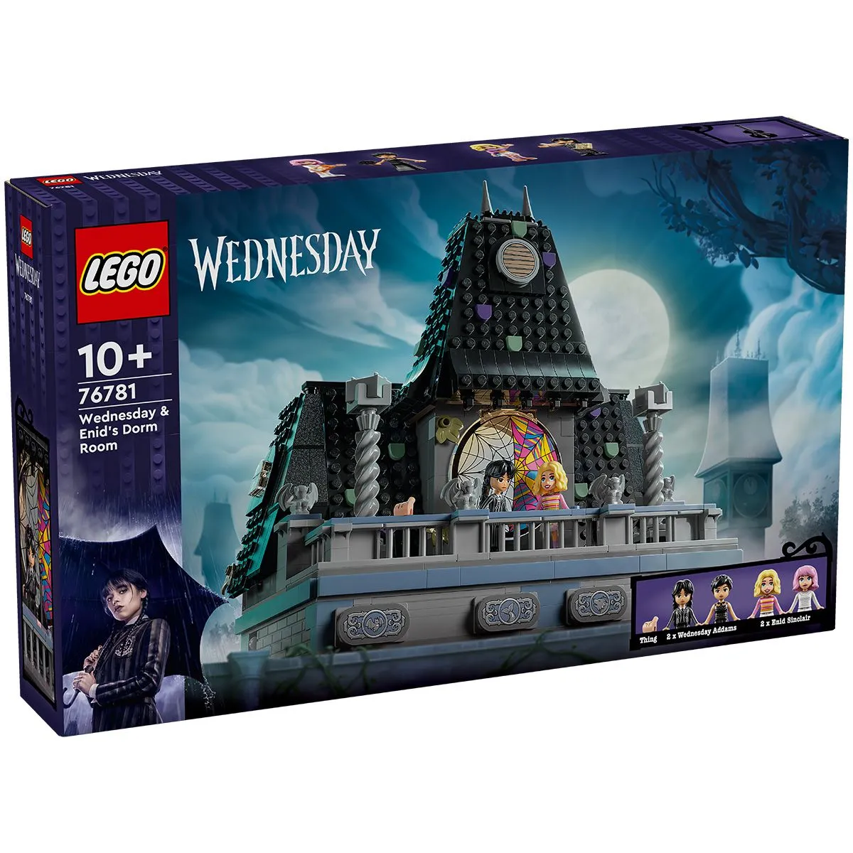 LEGO Classic - Lego wednesday dormitorul lui wednesday si al lui emid 76781, copii varsta 10 ani pana la 14 ani